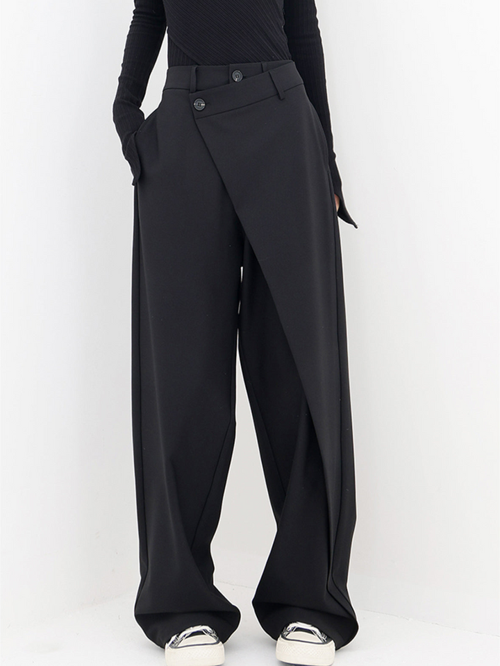 Adelona | Asymmetrical Baggy Pants