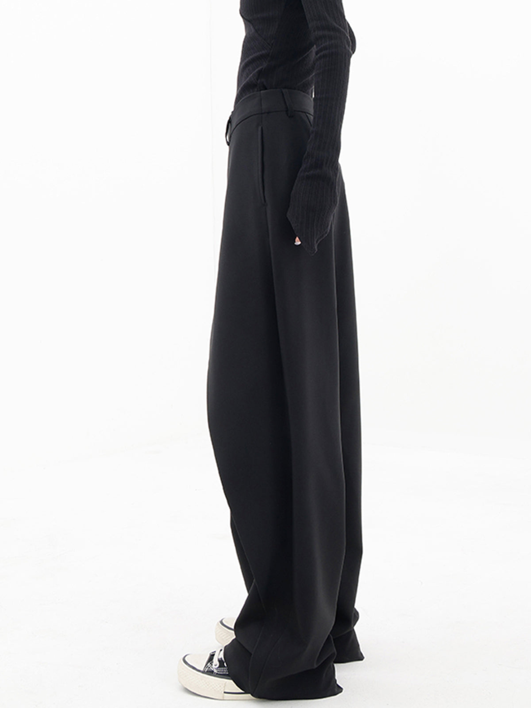 Adelona | Asymmetrical Baggy Pants