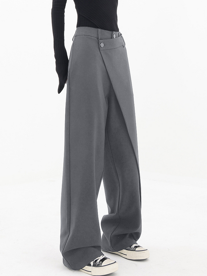 Adelona | Asymmetrical Baggy Pants